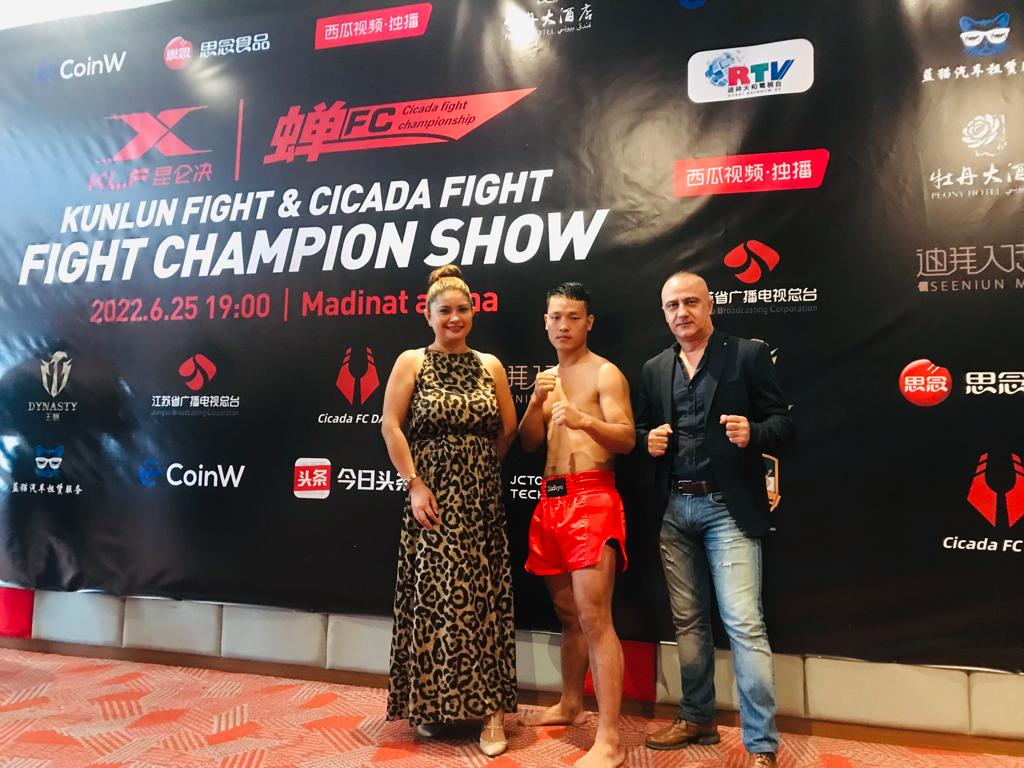 LTA coach at Kunlun Fight & Cicada Fight Champion Show, Madinat Arena Dubai